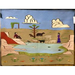 Vintage Navajo Pictorial Weaving