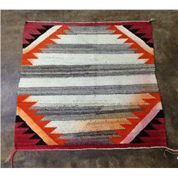 Vintage Navajo Saddle Blanket Weaving