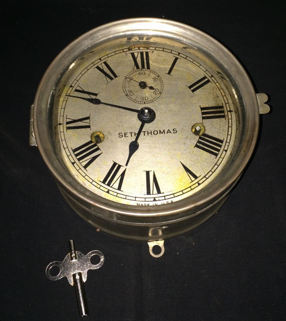 Antique Ships Clock