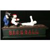 Image 1 : Vintage Baseball Cast Iron Coin Bank