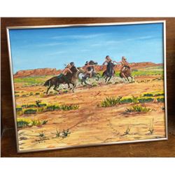 Original Oil Painting by Terry Sandoval (Navajo)