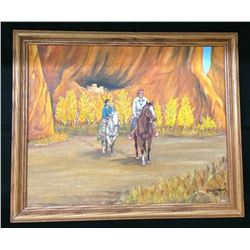 Another Original Oil by Terry Sandoval (Navajo)