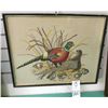 Image 3 : Vintage Embroidered Pheasant Picture
