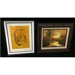 Pair of Original Framed Art