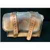 Image 1 : Circa 1950s Leather Motorcycle Saddlebag