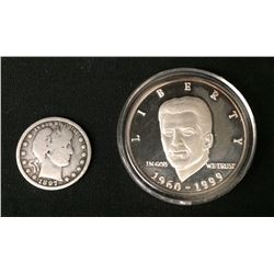 JFK Commemorative .999 Silver Coin