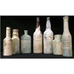 Group of Antique Bottles -1800s Chinese Labor Camp