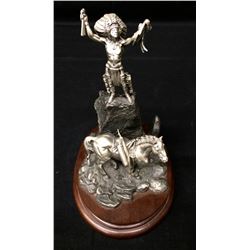 Oh Great Spirit Statue Signed Polland