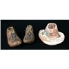 Image 1 : Moccasin and Cowboy Hat Pottery