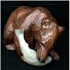 Image 6 : Buffalo and Bear Statue Lot