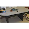 Image 1 : GREY OVAL OFFICE TABLE