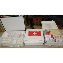 3 FIRST AID KITS