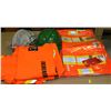 Image 1 : BOX OF SAFETY VESTS & HARD HATS