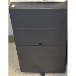 3 DRAWER FILING CABINET ( GREY )