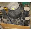 Image 1 : BOX OF ASSORTED SLEEVES FOR POURING CONCRETE