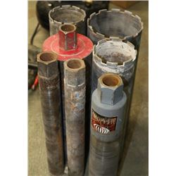 LOT OF ASSORTED CORING BITS