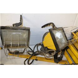 DUAL LAMP WORK LIGHT WITH TRIPOD STAND