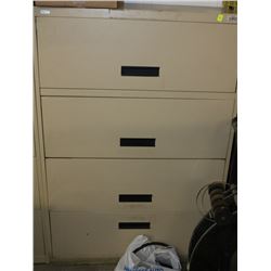 4 LEVEL BEIGE FILING CABINET