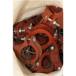 BAG W/ 31- 2" X 1 1/4" GROOVED MECHANICAL TEE