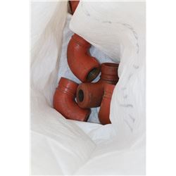 BAG W/ 5- 1 1/4" X 1" CAST IRON ADD-A-CAP