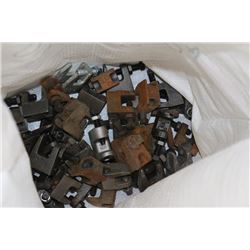BAG W/ 52- ASSORTED 1 /2" C-CLAMPS