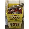 Image 1 : 2 CRATES OF ASSORTED SIZED CLAMPS ETC