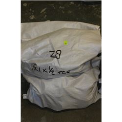 4 BAGS OF ASSORTED PIPE COMPONENTS