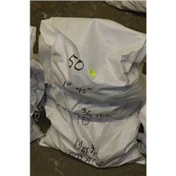 4 BAGS OF ASSORTED PIPE COMPONENTS