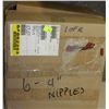 Image 1 : 2 BOXES OF 4" NIPPLES