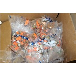 BOXES OF ASSORTED SPRINKLER SYSTEM COMPONENTS