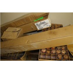 BOXES OF ASSORTED SPRINKLER SYSTEM COMPONENTS