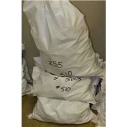 4 BAGS OF ASSORTED PIPE COMPONENTS