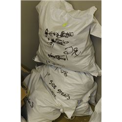 4 BAGS OF ASSORTED PIPE COMPONENTS