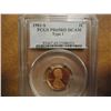 Image 1 : 1981-S TYPE 1 LINCOLN CENT PCGS PR65RD DCAM