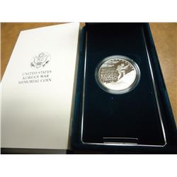 1991-P KOREAN WAR PROOF SILVER DOLLAR ORIGINAL US MINT PACKAGING