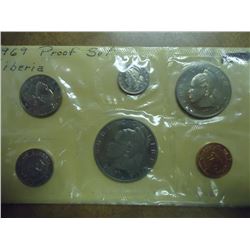 1969 LIBERIA PROOF SET ORIGINAL MINT PACKAGING