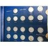 Image 1 : PARTIAL CANADIAN DIME SET IN WHITMAN DELUXE ALBUM 45 COINS OF WHICH 34 ARE SILVER.