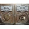 Image 1 : 2001-P & D RHODE ISLAND QUARTERS PCGS MS66'S