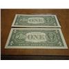 Image 2 : 2-2003-A $1 FRN'S LOW CONSECUTIVE SERIAL 'S UNC SERIAL NUMBERS ARE:G00003715H-G00003716H