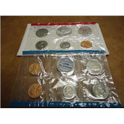 1968 US MINT SET (UNC) P/D/S (WITH ENVELOPE) 40% SILVER JOHN F. KENNEDY HALF DOLLAR, THIS IS AN OFFI