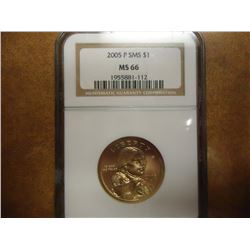 2005-P SMS SACAGAWEA DOLLAR NGC MS66