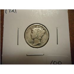 1921 MERCURY DIME KEY DATE