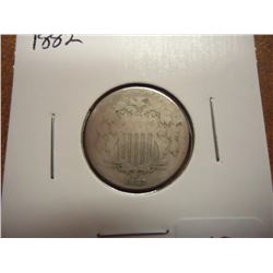 1882 SHIELD NICKEL