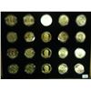 Image 1 : 2009 PRESIDENTIAL DOLLAR SET 20-COINS P & D UNCS P & D SATIN FINISH AND S MINT PROOFS
