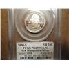 Image 1 : 2000-S SILVER NEW HAMPSHIRE QUARTER PCGS PR69 DCAM