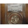 Image 1 : 1951 WASHINGTON SILVER QUARTER PCGS MS64