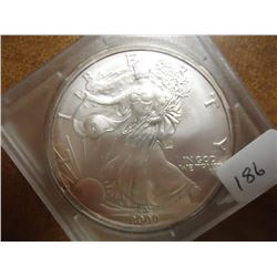 2000 AMERICAN SILVER EAGLE UNC