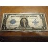 Image 1 : 1923 LARGE SIZE $1 SILVER CERTIFICATE HORSE BLANKET