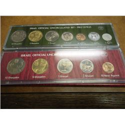 1982 & 1983 ISRAEL OFFICIAL UNC SETS ORIGINAL MINT PACKAGING