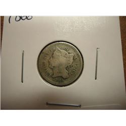 1866 THREE CENT PIECE (NICKEL)